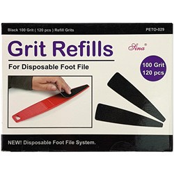 SINA Disposable foot file - 100 grit refills